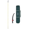 image:imageVEVOR Manual Pole Saw 3842625 ft Extendable Pole Tree Pruner Sharp 65Mn Steel Blade Lightweight Fiberglass Handle Pole DoubleHook Saw for High Branch Trimming Pruning Tool for Palms Shrubs