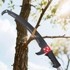image:imageVEVOR Manual Pole Saw 3842625 ft Extendable Pole Tree Pruner Sharp 65Mn Steel Blade Lightweight Fiberglass Handle Pole DoubleHook Saw for High Branch Trimming Pruning Tool for Palms Shrubs