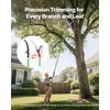 image:imageVEVOR Manual Pole Saw 38727 ft Extendable Pole Tree Pruner Sharp 65Mn Steel Blade Lightweight Fiberglass Handle Pole DoubleHook Saw for High Branch Trimming Pruning Tool for Palms ShrubsPole Saw with Scissors