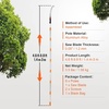 image:imageVEVOR Manual Pole Saw 38727 ft Extendable Pole Tree Pruner Sharp 65Mn Steel Blade Lightweight Fiberglass Handle Pole DoubleHook Saw for High Branch Trimming Pruning Tool for Palms ShrubsSteel Blad