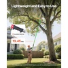 image:imageVEVOR Manual Pole Saw 38727 ft Extendable Pole Tree Pruner Sharp 65Mn Steel Blade Lightweight Fiberglass Handle Pole DoubleHook Saw for High Branch Trimming Pruning Tool for Palms ShrubsPole Saw