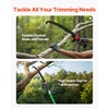 image:imageVEVOR Manual Pole Saw 38727 ft Extendable Pole Tree Pruner Sharp 65Mn Steel Blade Lightweight Fiberglass Handle Pole DoubleHook Saw for High Branch Trimming Pruning Tool for Palms ShrubsPole Saw