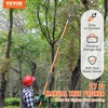 image:imageVEVOR Manual Pole Saw 38727 ft Extendable Pole Tree Pruner Sharp 65Mn Steel Blade Lightweight Fiberglass Handle Pole DoubleHook Saw for High Branch Trimming Pruning Tool for Palms ShrubsPole Saw  Pro