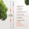 image:imageVEVOR Manual Pole Saw 38727 ft Extendable Pole Tree Pruner Sharp 65Mn Steel Blade Lightweight Fiberglass Handle Pole DoubleHook Saw for High Branch Trimming Pruning Tool for Palms ShrubsPole Saw with Scissors  Pro