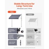 image:imageVEVOR Manual Retractable Awning 118 Outdoor Retractable Patio Awning Sunshade Shelter Height Adjustable Patio Door Window Canopy with Manual Crank Handle for Backyard Garden Balcony Dark GrayDark Gray
