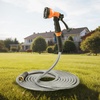 image:imageVEVOR Metal Garden Hose 200 ft Heavy Duty Stainless Steel Water Hose with 10Function Nozzle NoKink amp Flexible Outdoor Garden Hose RustProof Lightweight Hose for Yard RV Car Wash75 ft with 10 Function Spray Nozzle