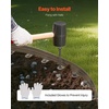 image:imageVEVOR Metal Landscape Edging 10 Packs 60 in RustResistant Aluminum Alloy Landscape Edging Bendable Garden Edging Border Heavy Duty Lawn Edging Fence for Flower Bed Yard Pathway10 Packs 60 in