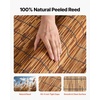 image:imageVEVOR Natural Reed Fencing 4 ft x 1312 ft 2 Pack Decorative Natural Reed Fencing Roll Decorative Fence for Backyard Divider Privacy Screen Panel Curtain for Balcony Patio Garden Backyard OutdoorBrown