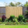 image:imageVEVOR Natural Rolled Bamboo Fence EcoFriendly Privacy Screen  6 ft H x 8 ft L x 075 in D Decorative for Garden Backyard Balcony Patio Pool SideRolled Fence