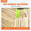 image:imageVEVOR Natural Rolled Bamboo Fence EcoFriendly Privacy Screen  6 ft H x 8 ft L x 075 in D Decorative for Garden Backyard Balcony Patio Pool SideRolled Fence