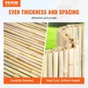 image:imageVEVOR Natural Rolled Bamboo Fence EcoFriendly Privacy Screen  6 ft H x 8 ft L x 075 in D Decorative for Garden Backyard Balcony Patio Pool SideRolled Fence