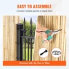 image:imageVEVOR Natural Rolled Bamboo Fence EcoFriendly Privacy Screen  6 ft H x 8 ft L x 075 in D Decorative for Garden Backyard Balcony Patio Pool SideRolled Fence