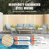 image:imageVEVOR Natural Rolled Bamboo Fence EcoFriendly Privacy Screen  6 ft H x 8 ft L x 075 in D Decorative for Garden Backyard Balcony Patio Pool SideSlat Fence