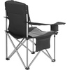 image:imageVEVOR Oversized Camping Folding Chair Portable Heavy Duty Outdoor Quad Lumbar Back Padded with Side Pockets Cup Holder and Cooler Bag for Beach Lawn Picnic Fishing Backpacking Black2 Pack