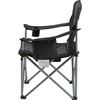 image:imageVEVOR Oversized Camping Folding Chair Portable Heavy Duty Outdoor Quad Lumbar Back Padded with Side Pockets Cup Holder and Cooler Bag for Beach Lawn Picnic Fishing Backpacking Black1 Pack