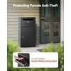 image:imageVEVOR Package Delivery Boxes for Outside Extra Large Mailbox with Coded Lock Galvanized Steel Wall Mounted Mailboxes 173x138x228 AntiTheft Baffle IPX3 Waterproof for Porch Curbside128D x 197W x 358H