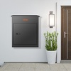 image:imageVEVOR Package Delivery Boxes for Outside Extra Large Mailbox with Coded Lock Galvanized Steel Wall Mounted Mailboxes 173x138x228 AntiTheft Baffle IPX3 Waterproof for Porch Curbside138D x 173W x 228H