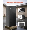 image:imageVEVOR Package Delivery Boxes for Outside Extra Large Mailbox with Coded Lock Galvanized Steel Wall Mounted Mailboxes 173x138x228 AntiTheft Baffle IPX3 Waterproof for Porch Curbside142D x 197W x 472H