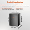 image:imageVEVOR Package Delivery Boxes for Outside Extra Large Mailbox with Coded Lock Galvanized Steel Wall Mounted Mailboxes 173x138x228 AntiTheft Baffle IPX3 Waterproof for Porch Curbside106D x 154W x 205H