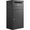 image:imageVEVOR Package Delivery Boxes for Outside Extra Large Mailbox with Coded Lock Galvanized Steel Wall Mounted Mailboxes 173x138x228 AntiTheft Baffle IPX3 Waterproof for Porch Curbside128D x 197W x 358H