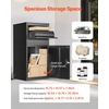 image:imageVEVOR Package Delivery Boxes for Outside Extra Large Mailbox with Coded Lock Galvanized Steel Wall Mounted Mailboxes 173x138x228 AntiTheft Baffle IPX3 Waterproof for Porch Curbside197 x 157 x 386 in