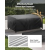 image:imageVEVOR Patio Furniture Cover 4Piece Set 420D Heavy Duty Waterproof Outdoor Dining Table and Chairs Cover Set Lawn Patio Furniture Covers for Outdoor Sofa Couch Chairs Coffee Table Black