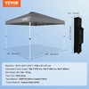 image:imageVEVOR Patio Gazebo for 1012 Person 10 x 13 FT Backyard Gazebo with Mosquito Netting Metal Frame and PU Coated 180G Polyester Outdoor Canopy Shelter for Patio Backyard Lawn Garden DeckGray