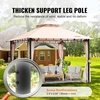 image:imageVEVOR Patio Gazebo for 1012 Person 10 x 13 FT Backyard Gazebo with Mosquito Netting Metal Frame and PU Coated 180G Polyester Outdoor Canopy Shelter for Patio Backyard Lawn Garden DeckBeigeBlack