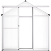 image:imageVEVOR Polycarbonate Greenhouse 6 x 4 Ft Outdoor Greenhouse with Adjustable Vent Windows Pavilion Styled Green House with Sliding Door Aluminum Large Walkin Greenhouses Kit for Garden Backyard