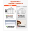image:imageVEVOR Polycarbonate Greenhouse 6 x 4 Ft Outdoor Greenhouse with Adjustable Vent Windows Pavilion Styled Green House with Sliding Door Aluminum Large Walkin Greenhouses Kit for Garden Backyard