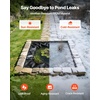 image:imageVEVOR Pond Liner 15 x 15 ft 45 Mil EPDM Rubber Fish Koi Pond Liner and Underlayment Combo Easy to Cut Durable amp Leakproof for Outdoor Ponds Water Garden Waterfall Fishpond Fountains Black15 x 20 ft