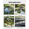 image:imageVEVOR Pond Liner 15 x 15 ft 45 Mil EPDM Rubber Fish Koi Pond Liner and Underlayment Combo Easy to Cut Durable amp Leakproof for Outdoor Ponds Water Garden Waterfall Fishpond Fountains Black20 x 25 ft