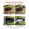 image:imageVEVOR Pond Liner 15 x 15 ft 45 Mil EPDM Rubber Fish Koi Pond Liner and Underlayment Combo Easy to Cut Durable amp Leakproof for Outdoor Ponds Water Garden Waterfall Fishpond Fountains Black20 x 25 ft