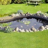image:imageVEVOR Pond Liner 15 x 15 ft 45 Mil EPDM Rubber Fish Koi Pond Liner and Underlayment Combo Easy to Cut Durable amp Leakproof for Outdoor Ponds Water Garden Waterfall Fishpond Fountains Black30 x 35 ft
