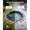 image:imageVEVOR Pond Liner 15 x 15 ft 45 Mil EPDM Rubber Fish Koi Pond Liner and Underlayment Combo Easy to Cut Durable amp Leakproof for Outdoor Ponds Water Garden Waterfall Fishpond Fountains Black15 x 15 ft