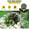 image:imageVEVOR Pond Liner 15 x 15 ft 45 Mil EPDM Rubber Fish Koi Pond Liner and Underlayment Combo Easy to Cut Durable amp Leakproof for Outdoor Ponds Water Garden Waterfall Fishpond Fountains Black15 x 20 ft