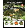 image:imageVEVOR Pond Liner 15 x 15 ft 45 Mil EPDM Rubber Fish Koi Pond Liner and Underlayment Combo Easy to Cut Durable amp Leakproof for Outdoor Ponds Water Garden Waterfall Fishpond Fountains Black20 x 25 ft