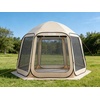 image:imageVEVOR Pop up Screen House Tent 12 x 6 ft 2 in 1 Screen Gazebo Portable Screened in Canopy with Carry Bag Netting Sides Ground Stakes for Garden Patio Backyard and Outdoor Activities BeigeBeige 1