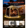 image:imageVEVOR Pop up Screen House Tent 12 x 6 ft 2 in 1 Screen Gazebo Portable Screened in Canopy with Carry Bag Netting Sides Ground Stakes for Garden Patio Backyard and Outdoor Activities BeigeBeige 1