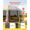 image:imageVEVOR Pop up Screen House Tent 12 x 6 ft 2 in 1 Screen Gazebo Portable Screened in Canopy with Carry Bag Netting Sides Ground Stakes for Garden Patio Backyard and Outdoor Activities BeigeBeige