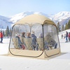 image:imageVEVOR Pop up Sports Tent 8 Sizes Optional Clear Bubble Tent for 16 Person Waterproof Outdoor Pod with Floor Mat amp Top Cover Garden Igloo Dome Tents Camping Shelter for Sports WatchingClear