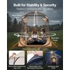 image:imageVEVOR Pop up Sports Tent 8 Sizes Optional Clear Bubble Tent for 16 Person Waterproof Outdoor Pod with Floor Mat amp Top Cover Garden Igloo Dome Tents Camping Shelter for Sports WatchingClear