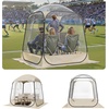 image:imageVEVOR Pop up Sports Tent 8 Sizes Optional Clear Bubble Tent for 16 Person Waterproof Outdoor Pod with Floor Mat amp Top Cover Garden Igloo Dome Tents Camping Shelter for Sports WatchingClear