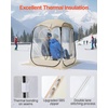 image:imageVEVOR Pop up Sports Tent 8 Sizes Optional Clear Bubble Tent for 16 Person Waterproof Outdoor Pod with Floor Mat amp Top Cover Garden Igloo Dome Tents Camping Shelter for Sports WatchingClear