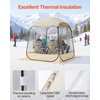 image:imageVEVOR Pop up Sports Tent 8 Sizes Optional Clear Bubble Tent for 16 Person Waterproof Outdoor Pod with Floor Mat amp Top Cover Garden Igloo Dome Tents Camping Shelter for Sports WatchingClear