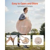 image:imageVEVOR Pop up Sports Tent 8 Sizes Optional Clear Bubble Tent for 16 Person Waterproof Outdoor Pod with Floor Mat amp Top Cover Garden Igloo Dome Tents Camping Shelter for Sports WatchingBeige  Clear