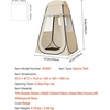 image:imageVEVOR Pop up Sports Tent 8 Sizes Optional Clear Bubble Tent for 16 Person Waterproof Outdoor Pod with Floor Mat amp Top Cover Garden Igloo Dome Tents Camping Shelter for Sports WatchingBeige  Clear