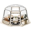 image:imageVEVOR Pop up Sports Tent 8 Sizes Optional Clear Bubble Tent for 16 Person Waterproof Outdoor Pod with Floor Mat amp Top Cover Garden Igloo Dome Tents Camping Shelter for Sports WatchingClear