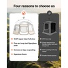 image:imageVEVOR Pop up Sports Tent 8 Sizes Optional Clear Bubble Tent for 16 Person Waterproof Outdoor Pod with Floor Mat amp Top Cover Garden Igloo Dome Tents Camping Shelter for Sports WatchingClear