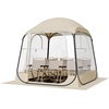 image:imageVEVOR Pop up Sports Tent 8 Sizes Optional Clear Bubble Tent for 16 Person Waterproof Outdoor Pod with Floor Mat amp Top Cover Garden Igloo Dome Tents Camping Shelter for Sports WatchingClear
